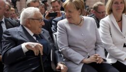 Henry Kissinger with the then German chancellor Angela Merkel on June 21, 2017. It seems that they were both far wiser than today's US/NATO/EU leaders.