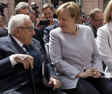 Henry Kissinger with the then German chancellor Angela Merkel on June 21, 2017. It seems that they were both far wiser than today's US/NATO/EU leaders.